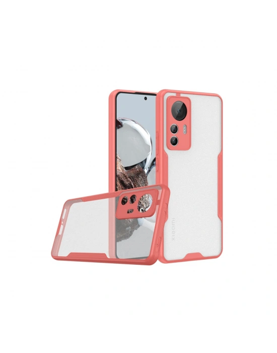 Newface Xiaomi Mi 12T Kılıf Platin Silikon - Pembe