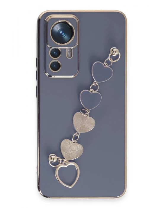 Newface Xiaomi Mi 12T Pro Kılıf Esila Silikon - Gri