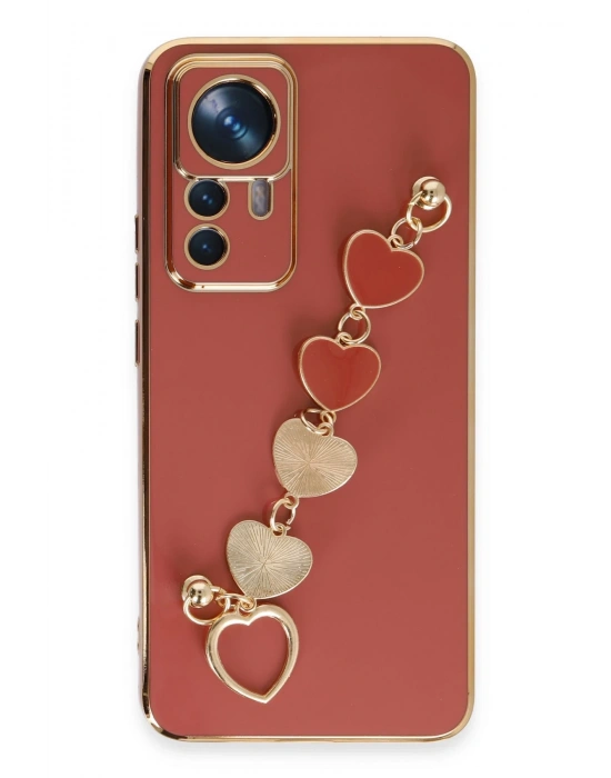 Newface Xiaomi Mi 12T Pro Kılıf Esila Silikon - Kırmızı