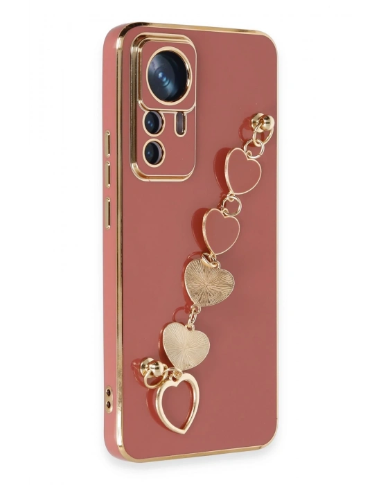 Newface Xiaomi Mi 12T Pro Kılıf Esila Silikon - Kırmızı