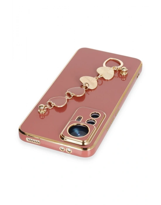 Newface Xiaomi Mi 12T Pro Kılıf Esila Silikon - Kırmızı