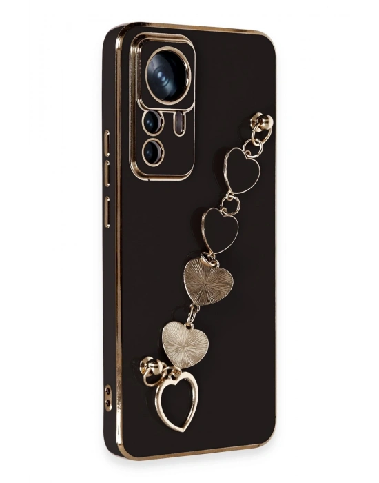 Newface Xiaomi Mi 12T Pro Kılıf Esila Silikon - Siyah