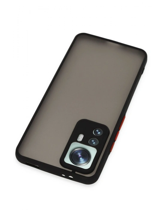 Newface Xiaomi Mi 12T Pro Kılıf Montreal Silikon Kapak - Siyah