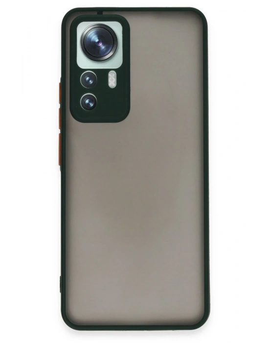 Newface Xiaomi Mi 12T Pro Kılıf Montreal Silikon Kapak - Yeşil