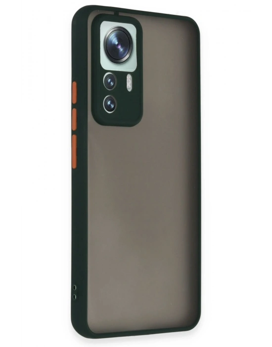 Newface Xiaomi Mi 12T Pro Kılıf Montreal Silikon Kapak - Yeşil