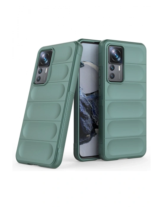 Newface Xiaomi Mi 12T Pro Kılıf Optimum Silikon - Koyu Yeşil