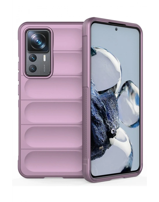 Newface Xiaomi Mi 12T Pro Kılıf Optimum Silikon - Mor