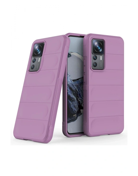 Newface Xiaomi Mi 12T Pro Kılıf Optimum Silikon - Mor