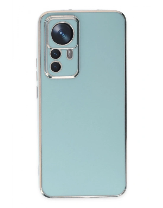 Newface Xiaomi Mi 12T Pro Kılıf Volet Silikon - Açık Yeşil