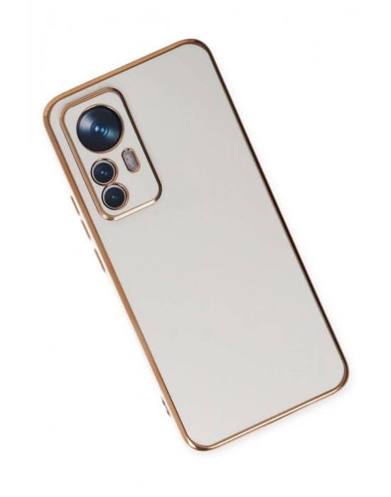 Newface Xiaomi Mi 12T Pro Kılıf Volet Silikon - Beyaz