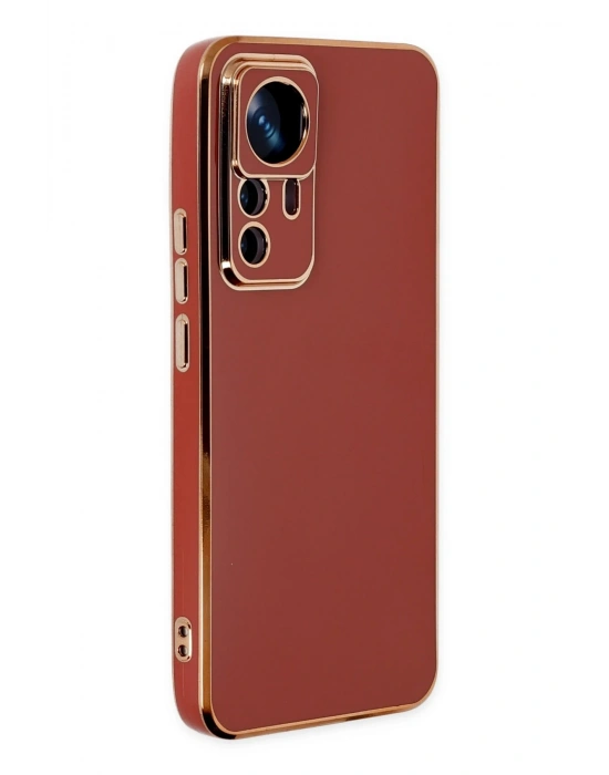 Newface Xiaomi Mi 12T Pro Kılıf Volet Silikon - Kırmızı