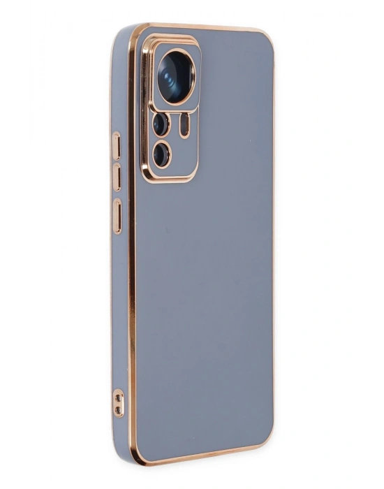 Newface Xiaomi Mi 12T Pro Kılıf Volet Silikon - Mavi