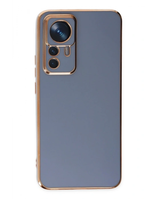 Newface Xiaomi Mi 12T Pro Kılıf Volet Silikon - Mavi