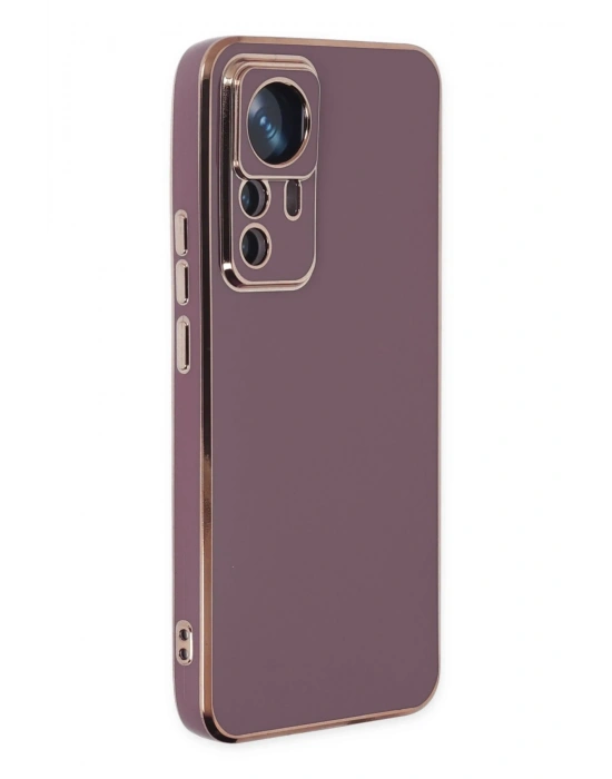 Newface Xiaomi Mi 12T Pro Kılıf Volet Silikon - Mor