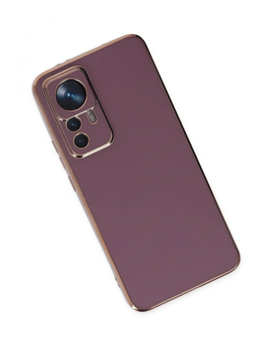 Newface Xiaomi Mi 12T Pro Kılıf Volet Silikon - Mor