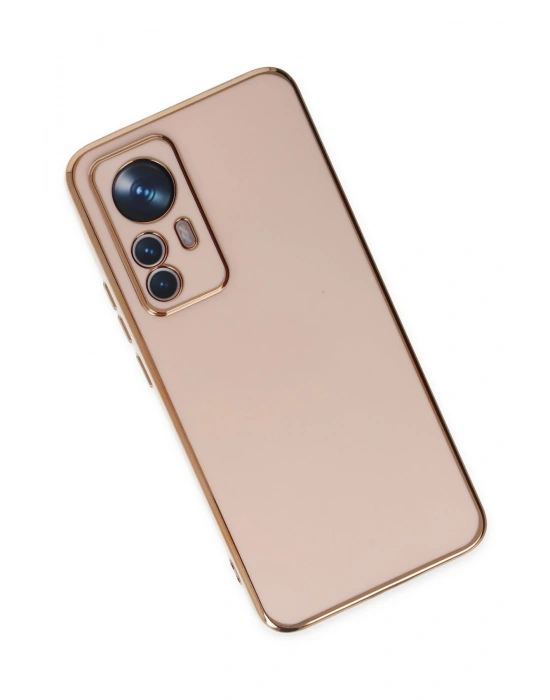 Newface Xiaomi Mi 12T Pro Kılıf Volet Silikon - Pembe