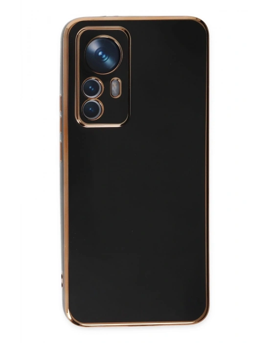 Newface Xiaomi Mi 12T Pro Kılıf Volet Silikon - Siyah