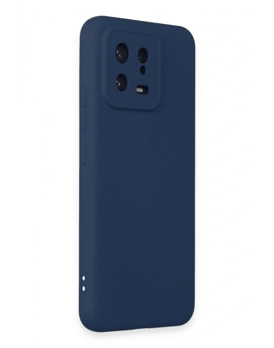 Newface Xiaomi Mi 13 Kılıf Nano içi Kadife Silikon - Lacivert