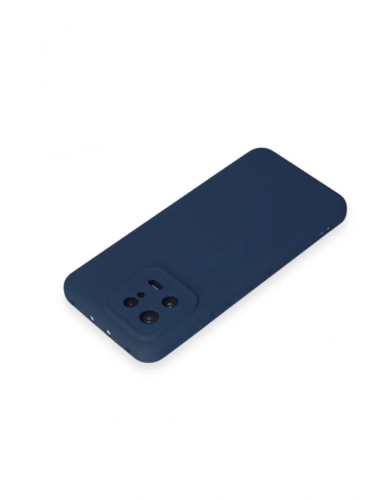 Newface Xiaomi Mi 13 Kılıf Nano içi Kadife Silikon - Lacivert