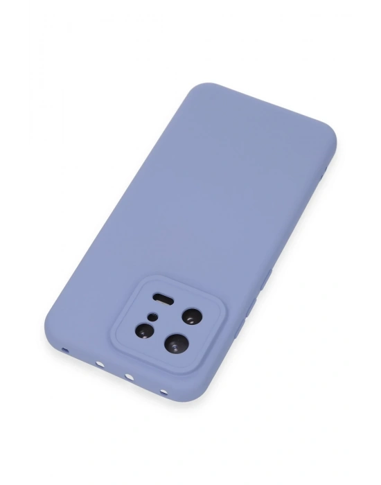 Newface Xiaomi Mi 13 Kılıf Nano içi Kadife Silikon - Lila