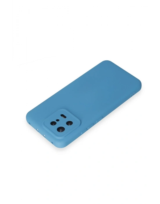 Newface Xiaomi Mi 13 Kılıf Nano içi Kadife Silikon - Mavi