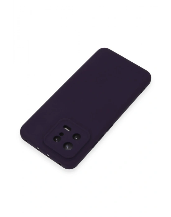 Newface Xiaomi Mi 13 Kılıf Nano içi Kadife Silikon - Mor