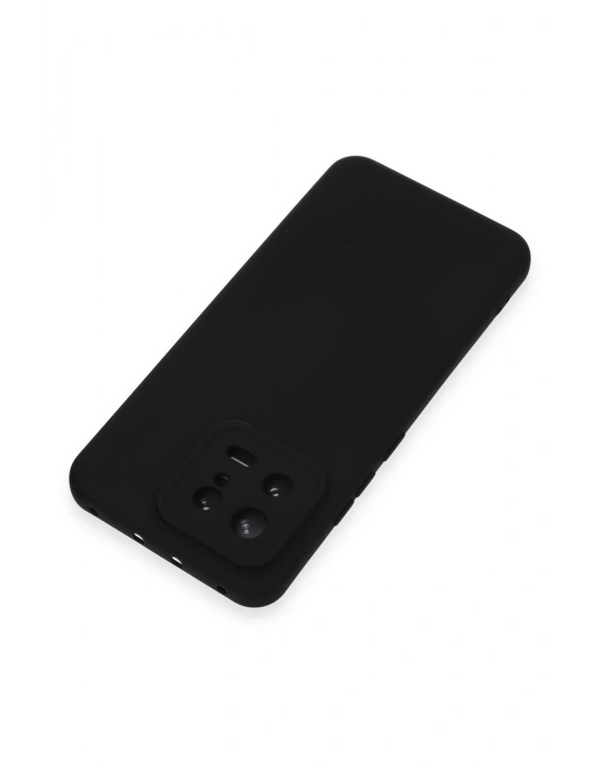 Newface Xiaomi Mi 13 Kılıf Nano içi Kadife Silikon - Siyah
