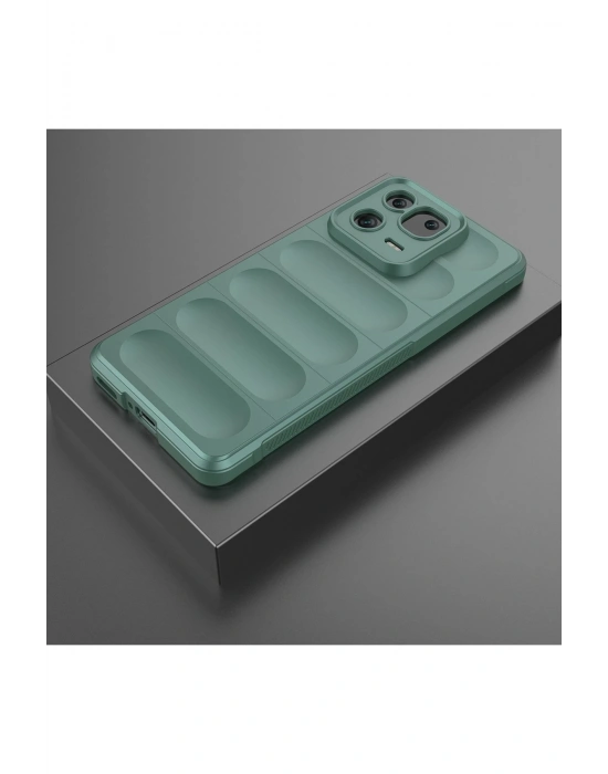 Newface Xiaomi Mi 13 Kılıf Optimum Silikon - Koyu Yeşil