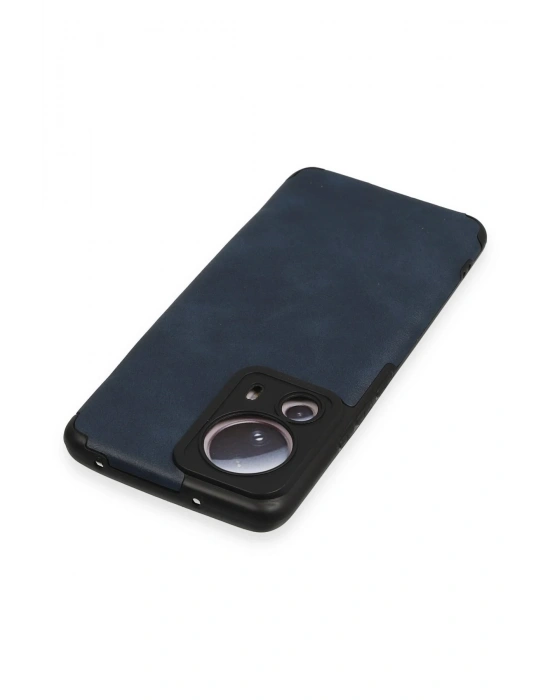 Newface Xiaomi Mi 13 Lite Kılıf Loop Deri Silikon - Lacivert