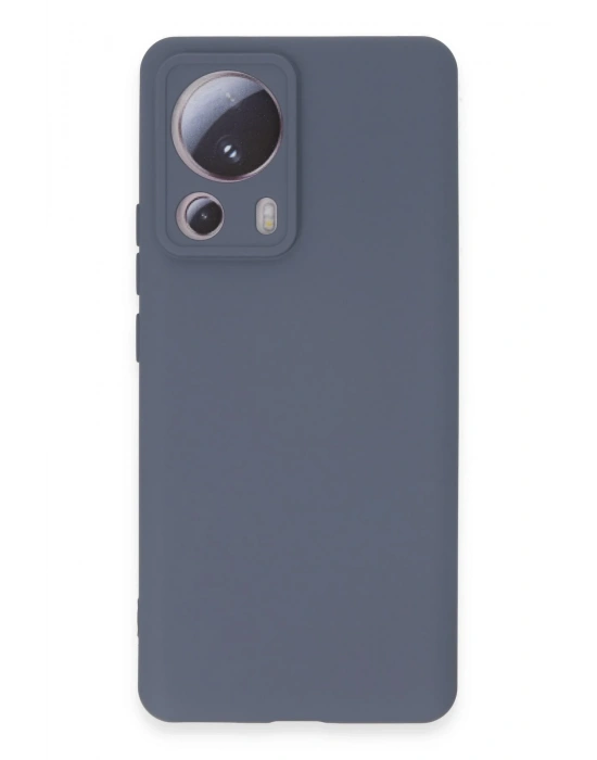 Newface Xiaomi Mi 13 Lite Kılıf Nano içi Kadife Silikon - Gri