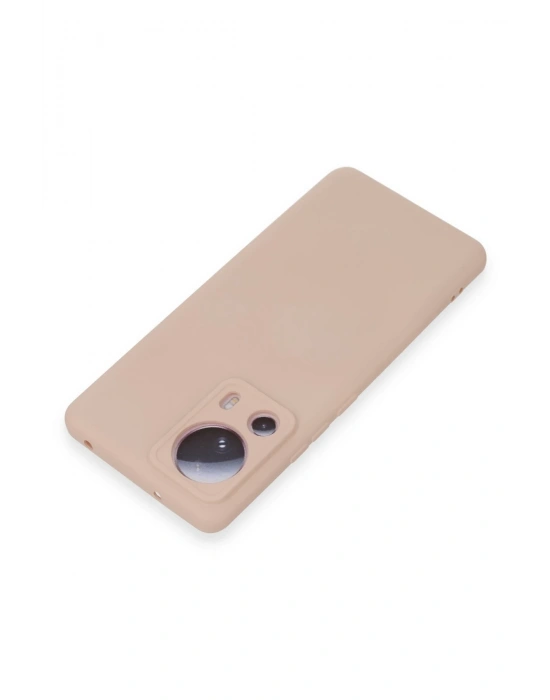 Newface Xiaomi Mi 13 Lite Kılıf Nano içi Kadife Silikon - Pudra