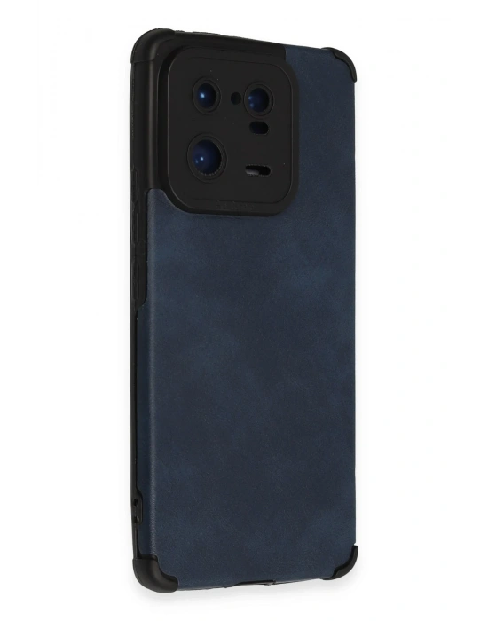 Newface Xiaomi Mi 13 Pro Kılıf Loop Deri Silikon - Lacivert