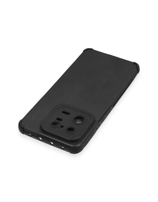 Newface Xiaomi Mi 13 Pro Kılıf Loop Deri Silikon - Siyah