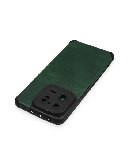 Newface Xiaomi Mi 13 Pro Kılıf Loop Deri Silikon - Yeşil