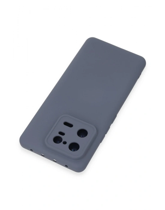 Newface Xiaomi Mi 13 Pro Kılıf Nano içi Kadife Silikon - Gri