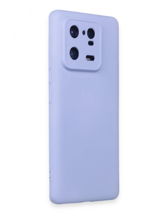 Newface Xiaomi Mi 13 Pro Kılıf Nano içi Kadife Silikon - Lila