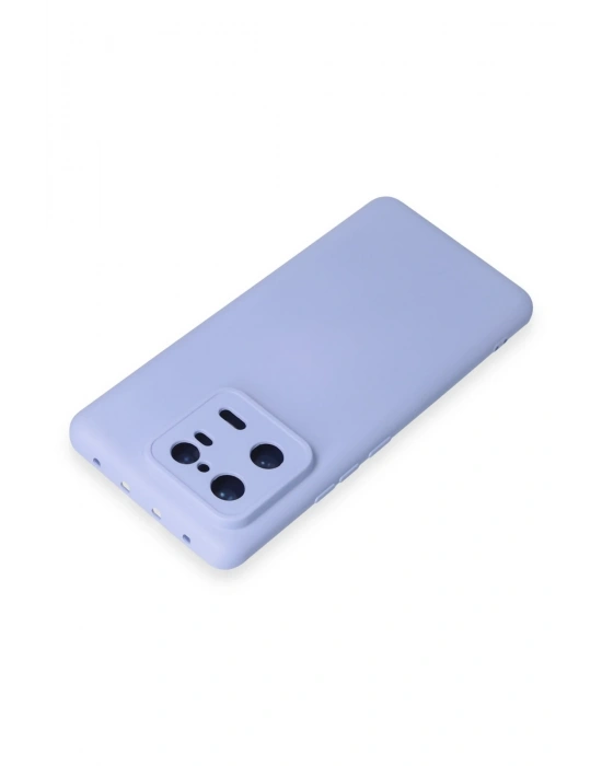 Newface Xiaomi Mi 13 Pro Kılıf Nano içi Kadife Silikon - Lila