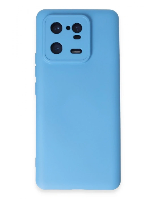 Newface Xiaomi Mi 13 Pro Kılıf Nano içi Kadife Silikon - Mavi
