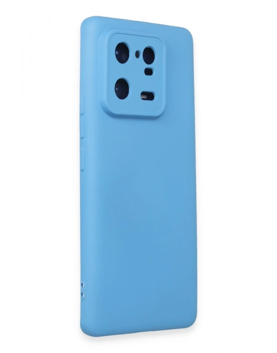 Newface Xiaomi Mi 13 Pro Kılıf Nano içi Kadife Silikon - Mavi