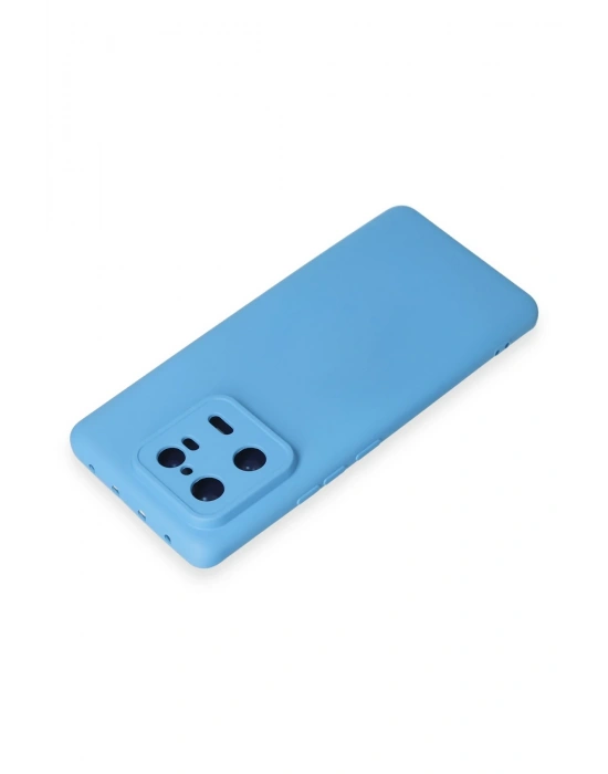 Newface Xiaomi Mi 13 Pro Kılıf Nano içi Kadife Silikon - Mavi