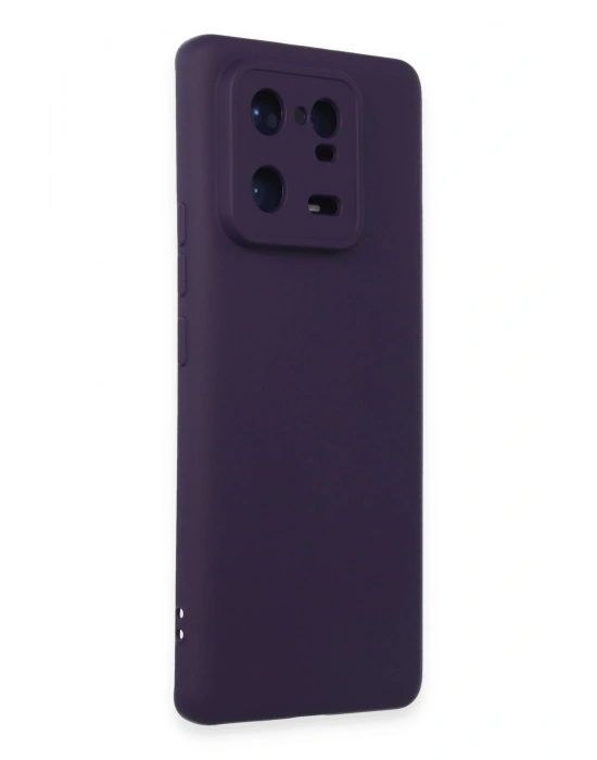 Newface Xiaomi Mi 13 Pro Kılıf Nano içi Kadife Silikon - Mor