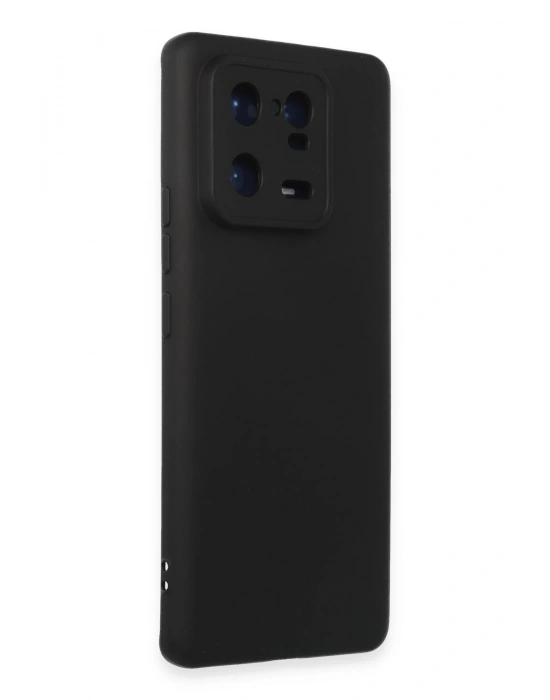 Newface Xiaomi Mi 13 Pro Kılıf Nano içi Kadife Silikon - Siyah