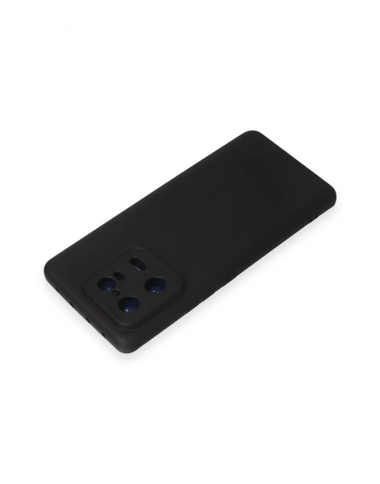 Newface Xiaomi Mi 13 Pro Kılıf Nano içi Kadife Silikon - Siyah