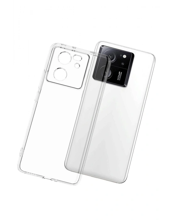 Newface Xiaomi Mi 13T Pro Kılıf Lüx Şeffaf Silikon