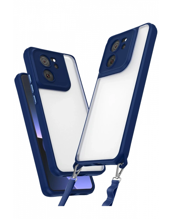 Newface Xiaomi Mi 13T Pro Kılıf Penta Silikon Kılıf - Lacivert