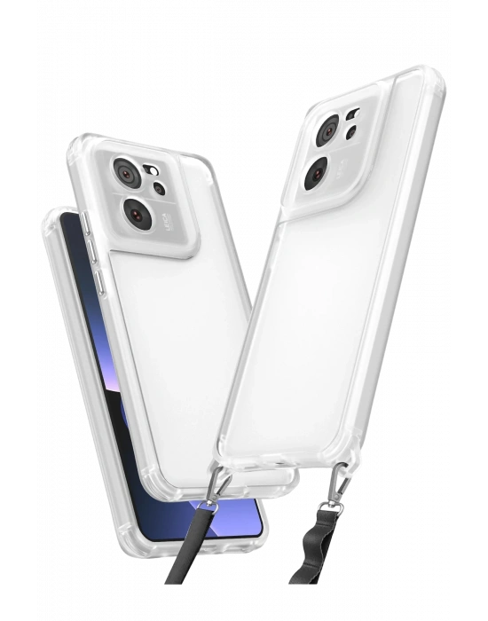 Newface Xiaomi Mi 13T Pro Kılıf Penta Silikon Kılıf - Şeffaf