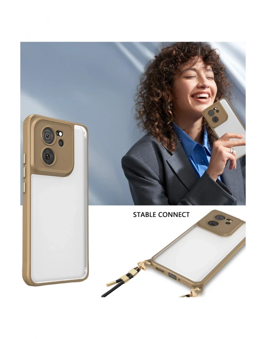 Newface Xiaomi Mi 13T Pro Kılıf Penta Silikon Kılıf - Şeffaf