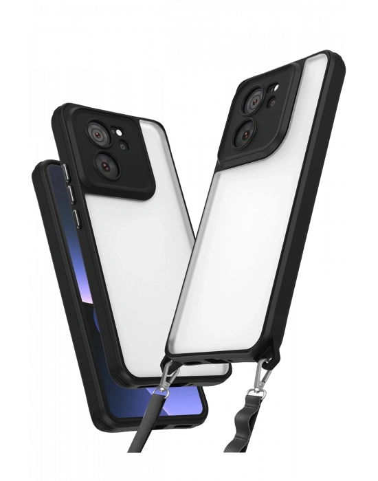 Newface Xiaomi Mi 13T Pro Kılıf Penta Silikon Kılıf - Siyah