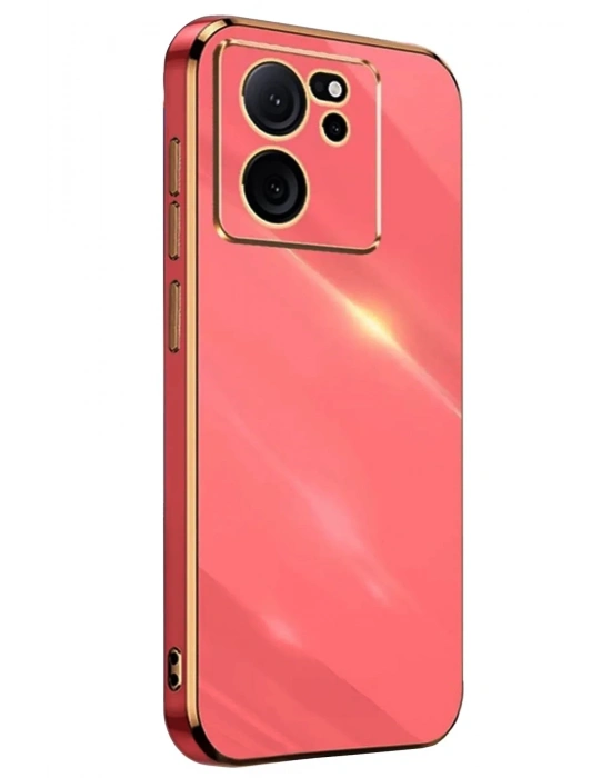 Newface Xiaomi Mi 13T Pro Kılıf Volet Silikon - Kırmızı