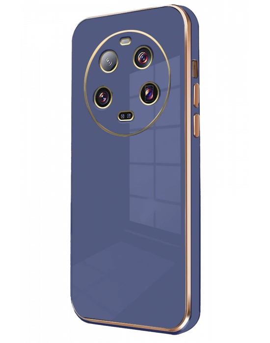Newface Xiaomi Mi 14 Ultra Kılıf Volet Silikon - Mavi
